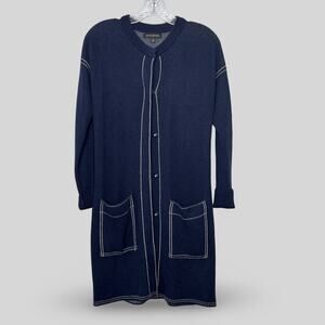 Banana Republic Contrast Stitch Sweater Coat